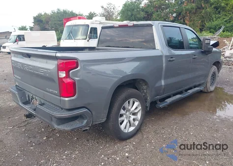 2021 Chevrolet Silverado 2Wd Short Bed Custom из США, поврежденный, VIN 1GCPWBEK6MZ286408